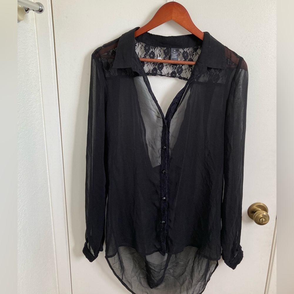 Very Black Self Top open back